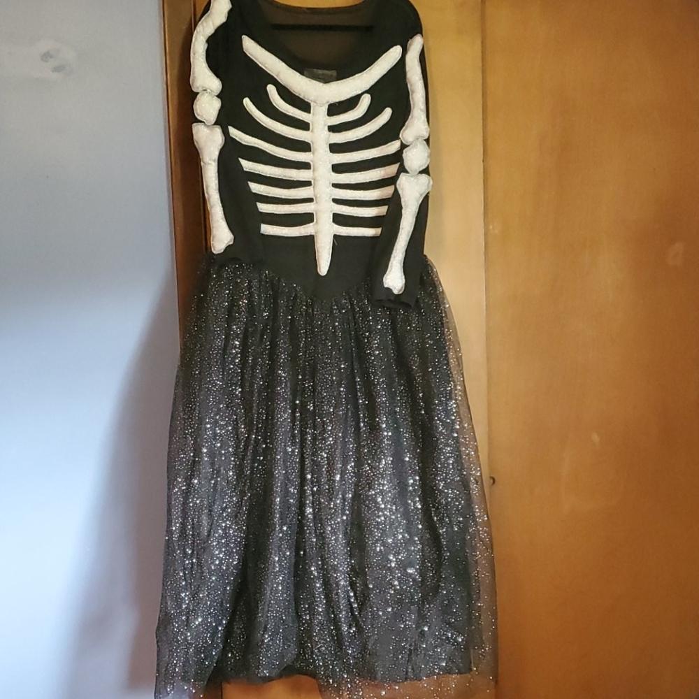 Beautiful Plus Size Skeleton Halloween Costume